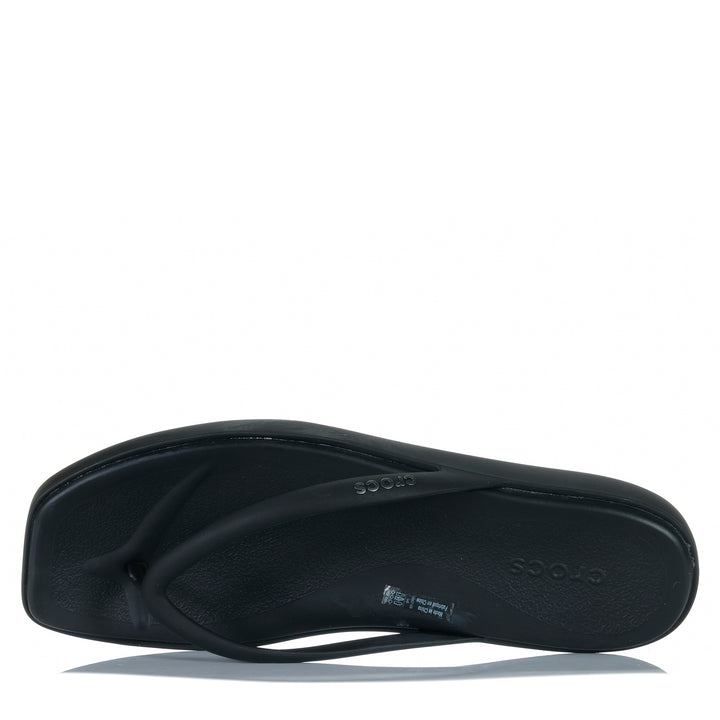 Crocs Miami Flip Black Womens Sandals