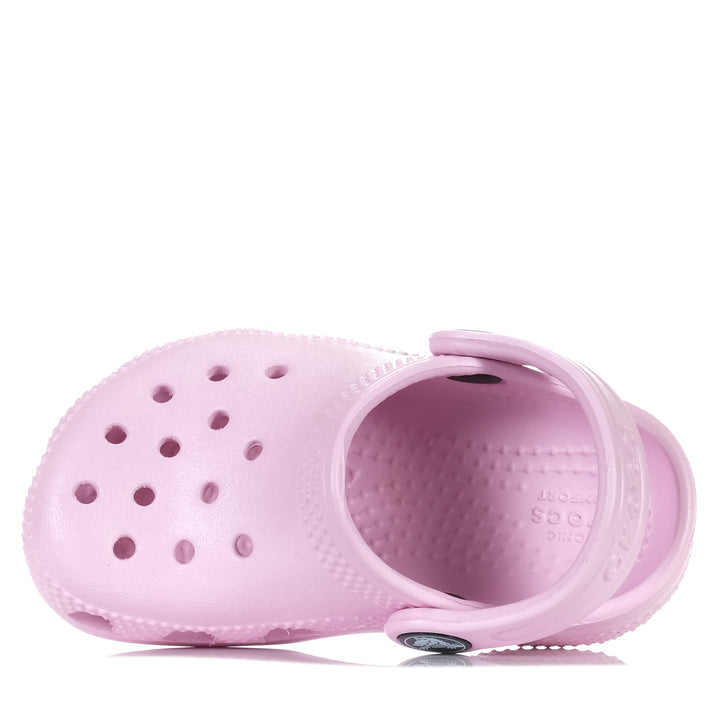 Crocs Toddler Classic Clog Ballerina Pink, C10 US, C6 US, C7 US, C8 US, C9 US, Crocs, kids, pink, sandals, toddler, wide