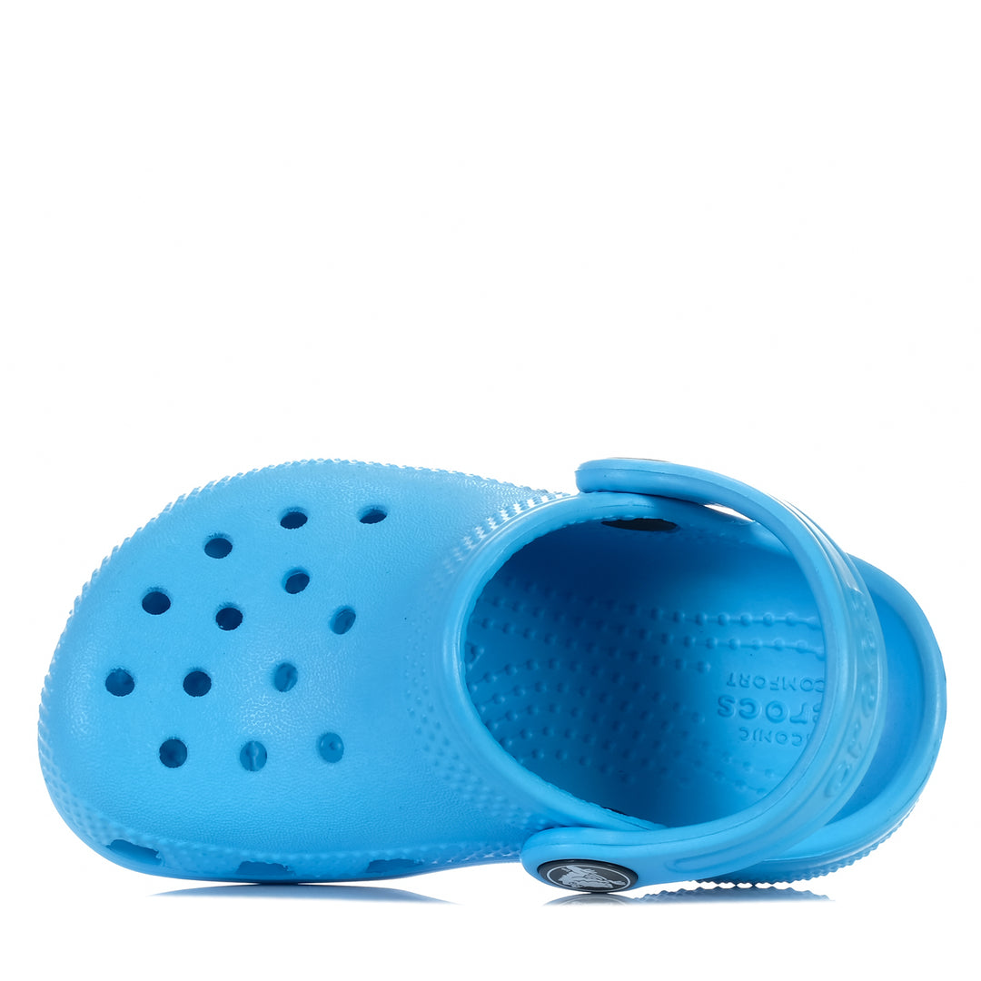 Crocs Toddler Classic Clog Venetian Blue, blue, C10 US, C6 US, C7 US, C8 US, C9 US, Crocs, kids, sandals, toddler, wide