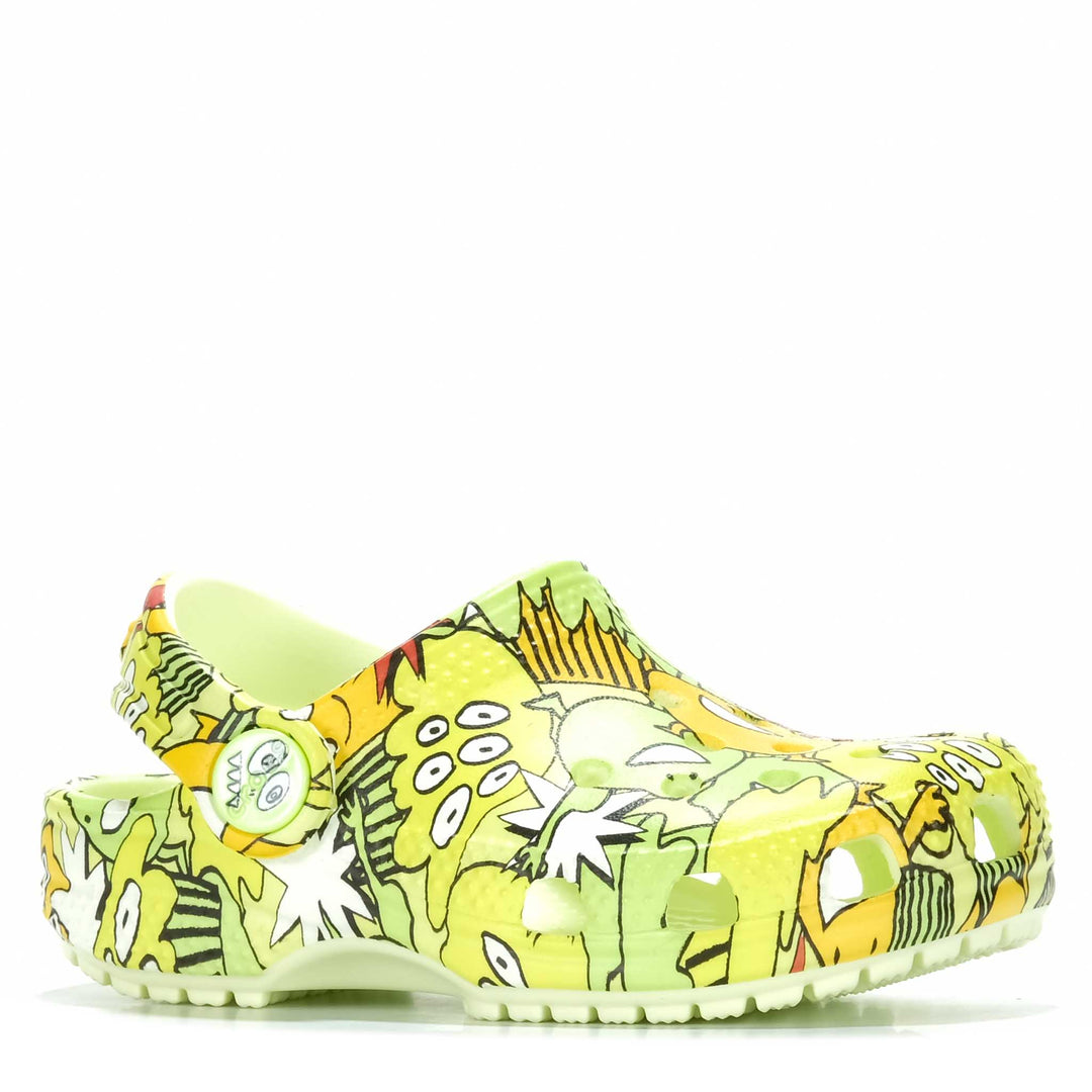 Crocs Toddler Classic Glow Monster Camo Clog