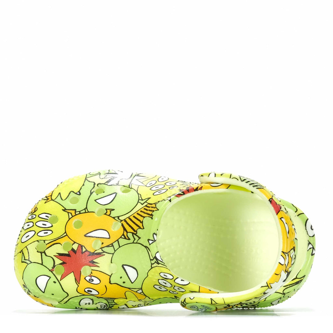 Crocs Toddler Classic Glow Monster Camo Clog