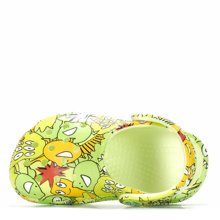 Crocs Toddler Classic Glow Monster Camo Clog