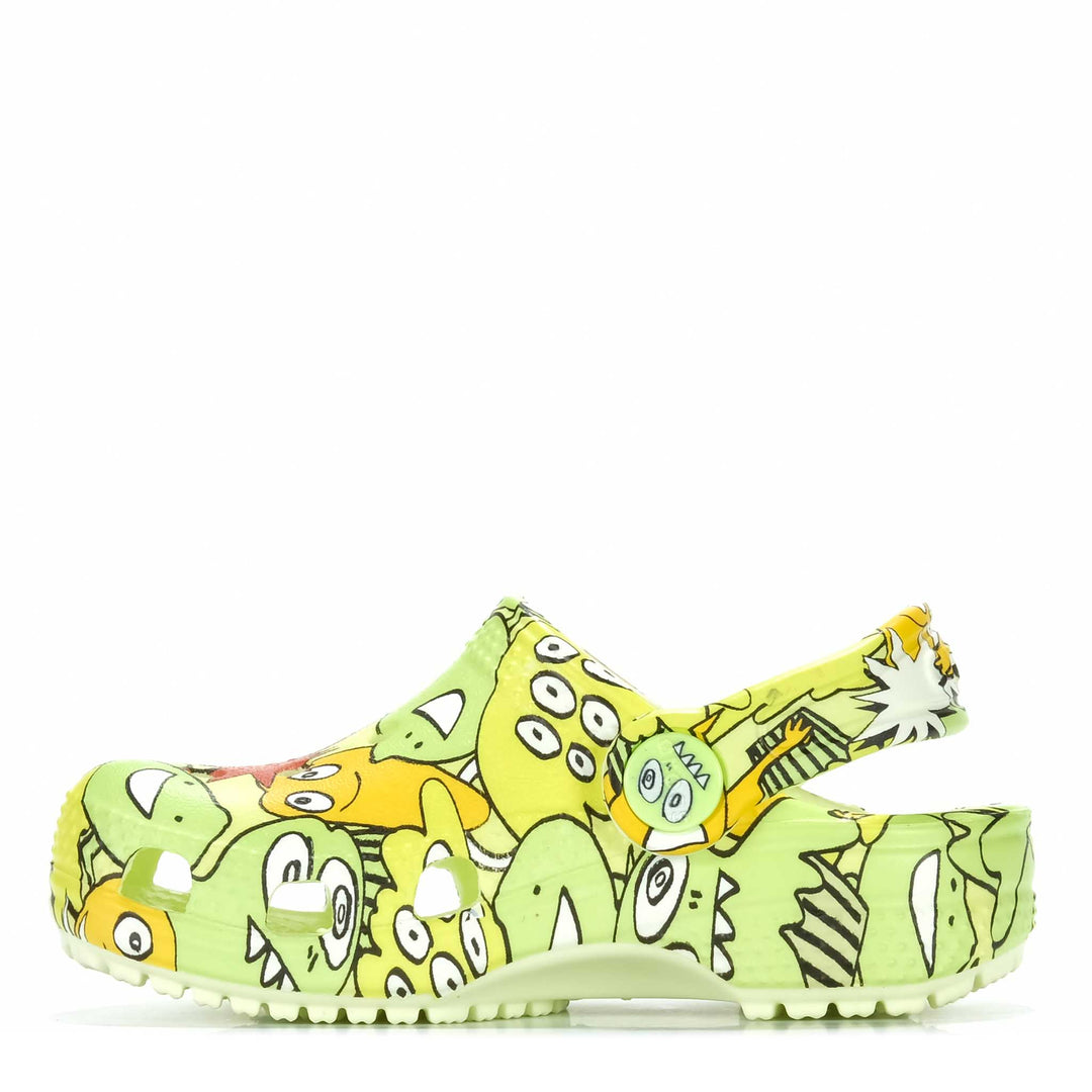 Crocs Toddler Classic Glow Monster Camo Clog
