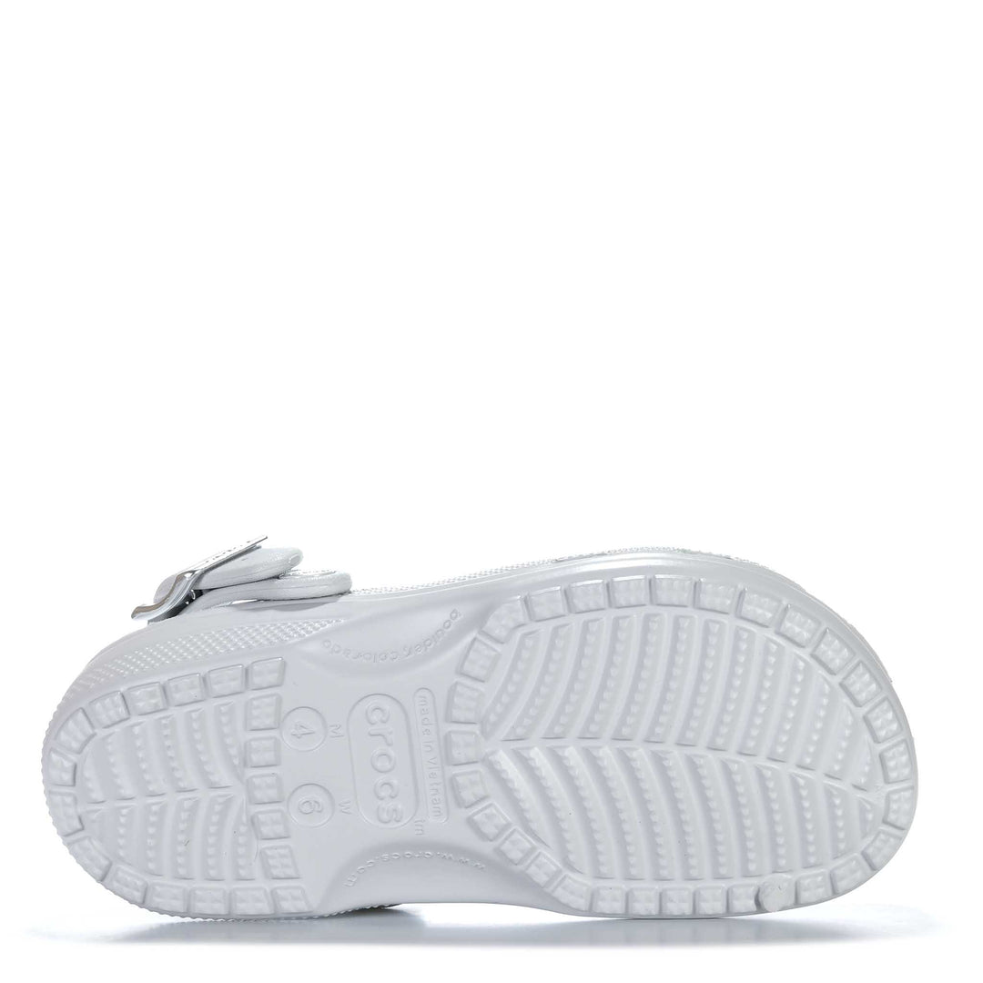 Crocs Classic Metallic Buckle Clog Womens Sandals