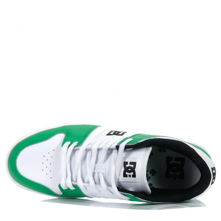 DC Manteca 4 Green/White, 10 US, 11 US, 12 US, 13 US, 8 US, 9 US, casual, DC, green, low-tops, mens, shoes, sneakers, white
