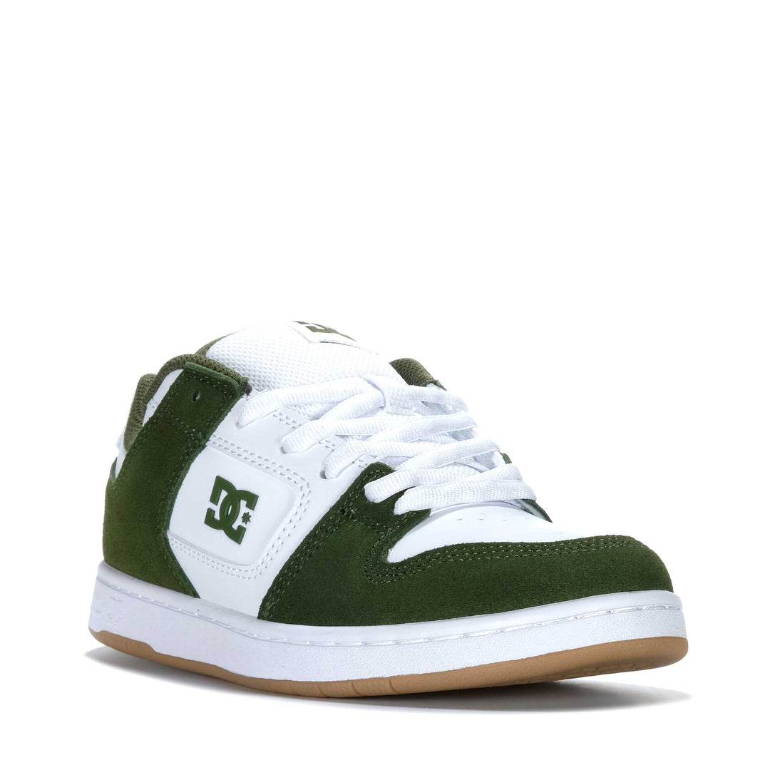 DC Manteca 4 Olive/White
