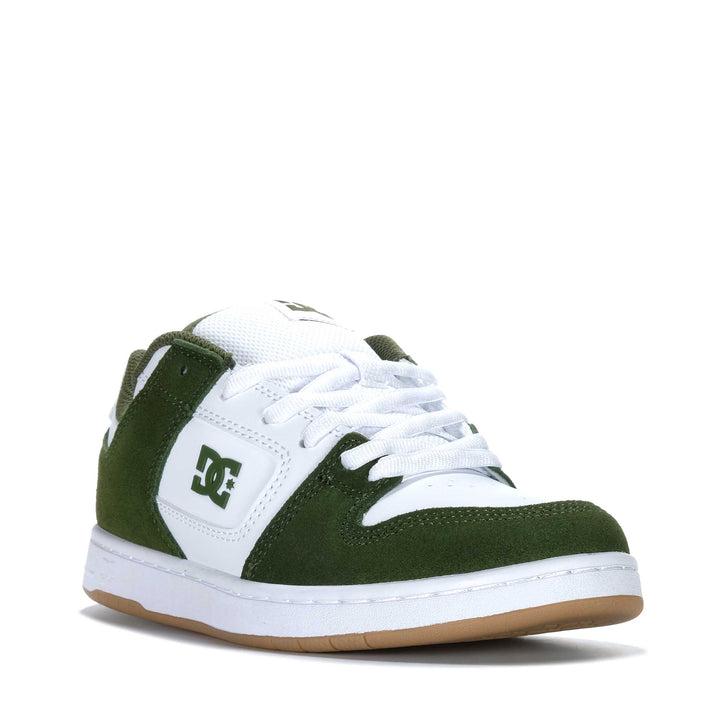 DC Manteca 4 Olive/White