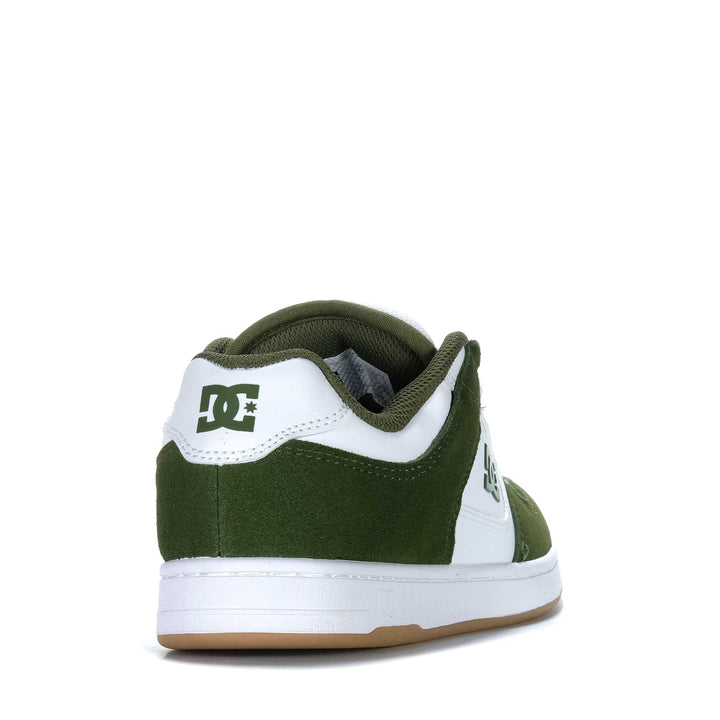 DC Manteca 4 Olive/White