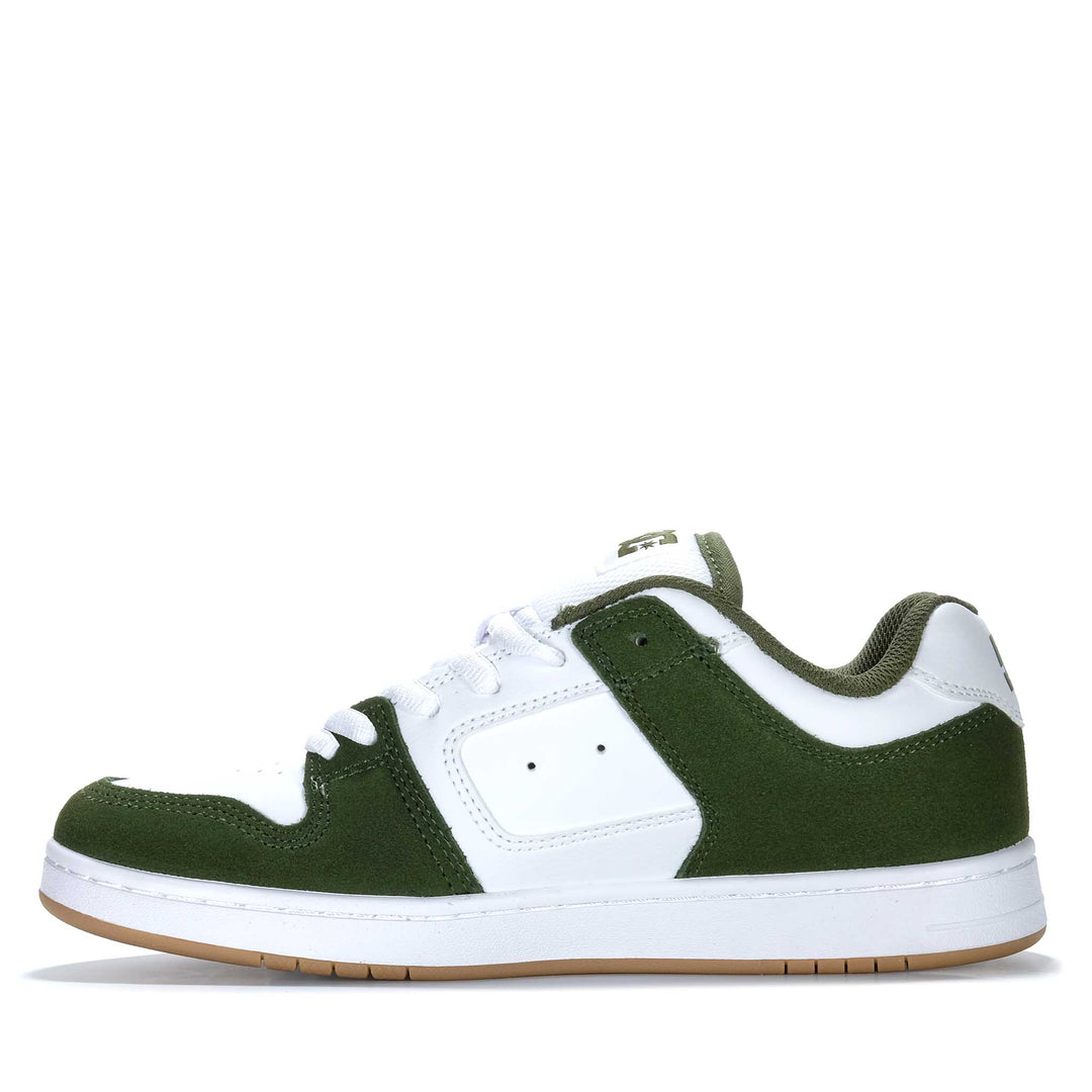 DC Manteca 4 Olive/White