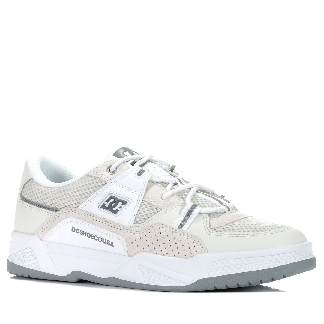 DC OWH Construct Off White, 10 US, 11 US, 12 US, 13 US, 8 US, 9 US, casual, DC, low-tops, mens, shoes, sneakers, white