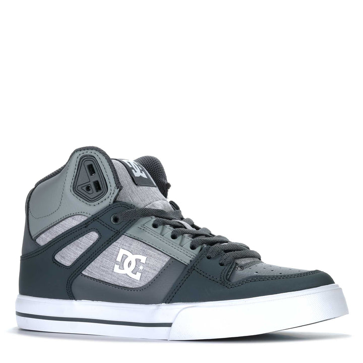 DC Pure High-Top WC Grey/Grey Mens Sneakers