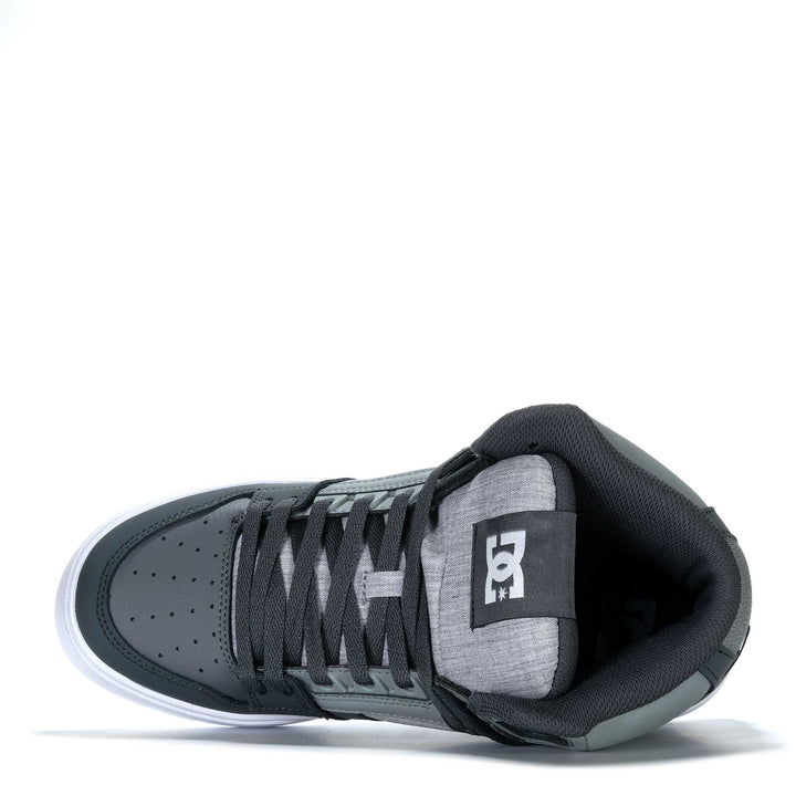 DC Pure High-Top WC Grey/Grey Mens Sneakers