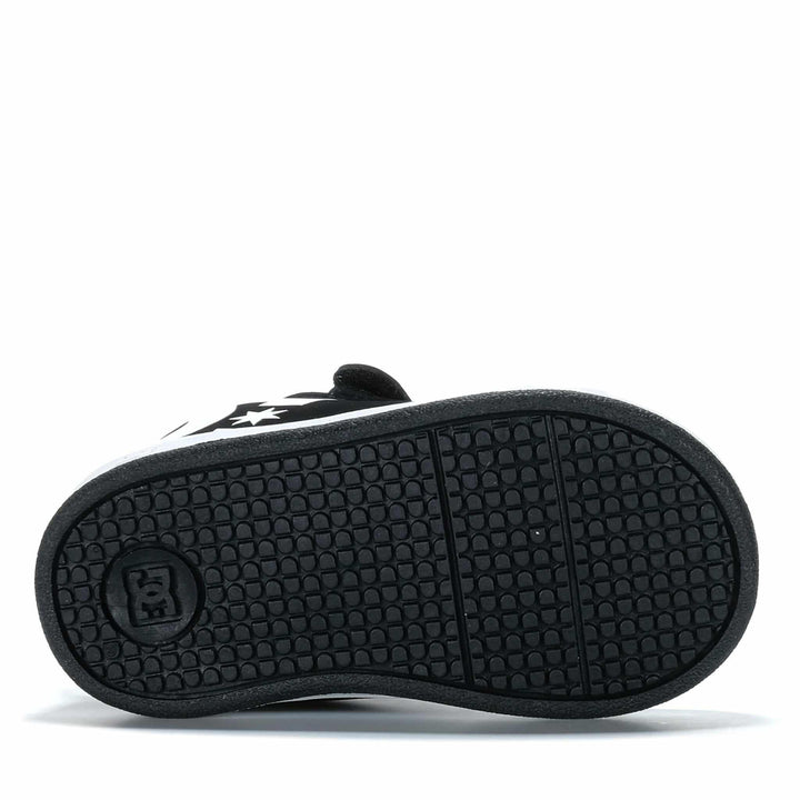 DC Shoes Court Graffik Toddler Black/White Toddler Shoes
