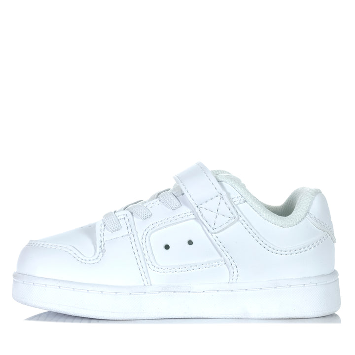DC Shoes Manteca 4 V Toddler White Toddler Shoes