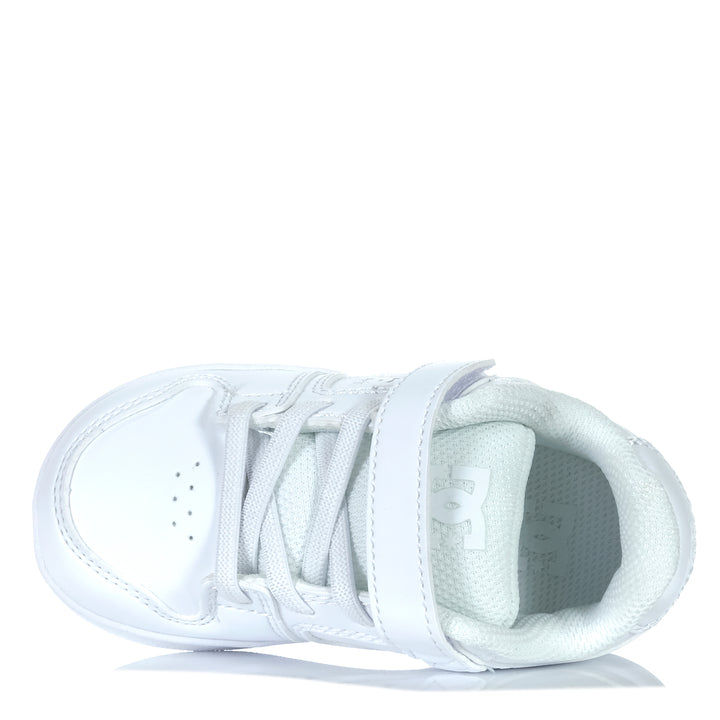 DC Shoes Manteca 4 V Toddler White Toddler Shoes