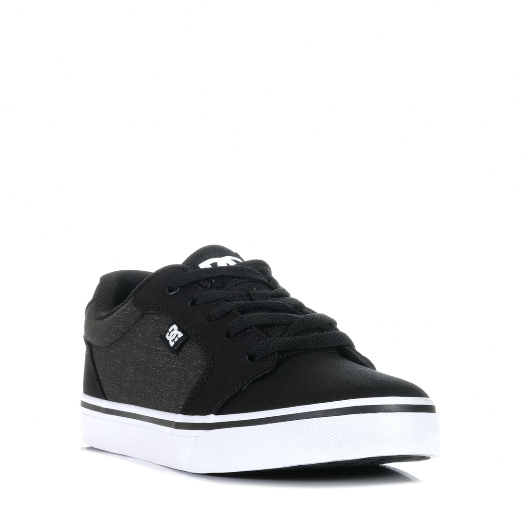 DC Anvil TX SE Black/White, 10 US, 11 US, 12 US, 13 US, 14 US, 7 US, 8 US, 9 US, black, DC, DCs, low-tops, mens, sneakers