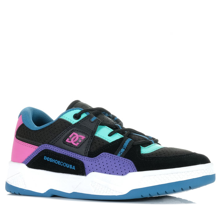 DC Construct Black/Multi, Womens, black, dc, low-tops, multi, sneakers, womens