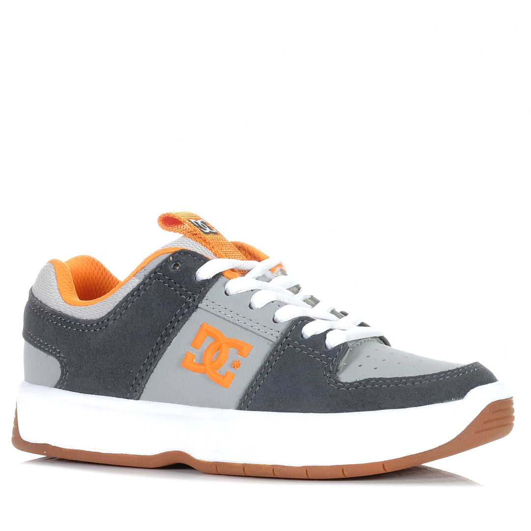 DC Lynx Zero Youth Grey/Orange, 1 US, 2 US, 3 US, 4 US, 5 US, 6 US, 7 US, dc, dcs, grey, kids, shoes, sneakers, youth, youths