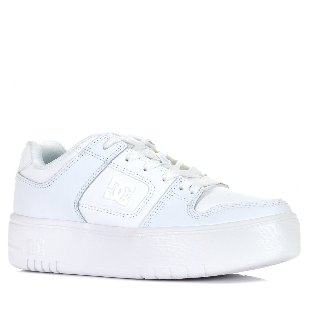 DC Shoes Manteca 4 Platform White/White, Womens