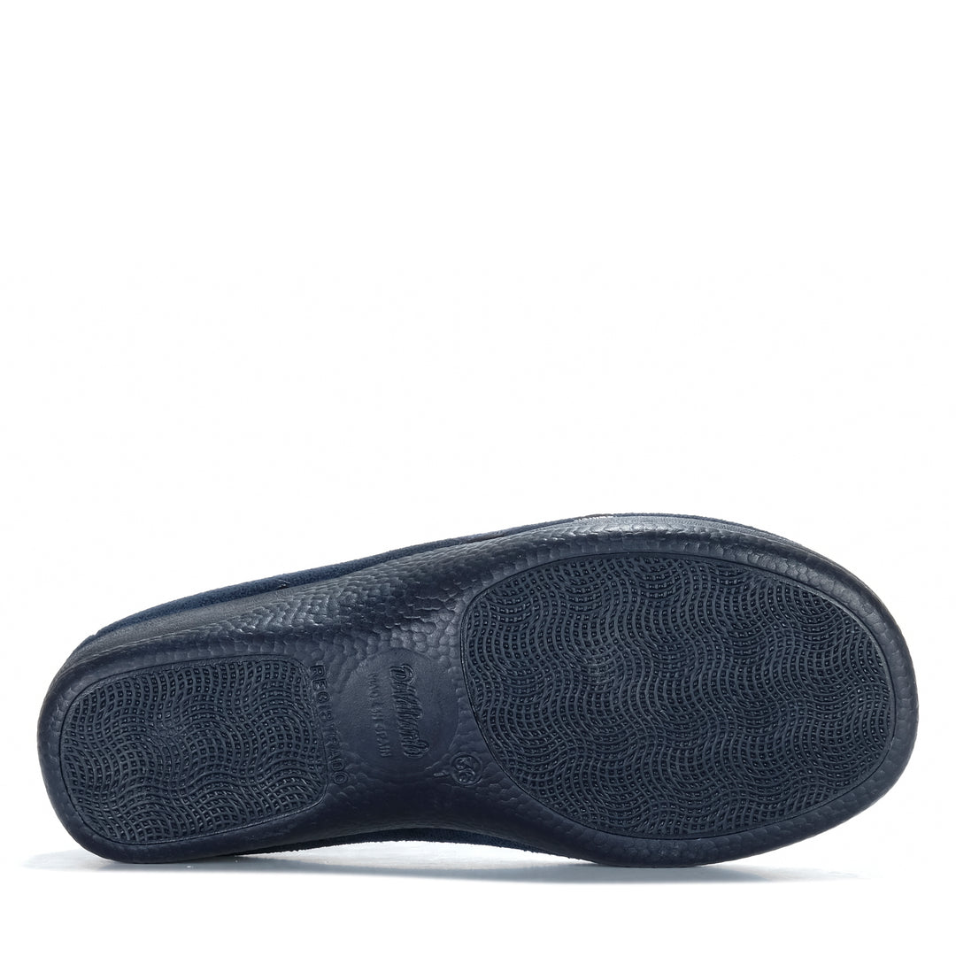 DeValverde Cuddles 9709 Navy Womens Slippers