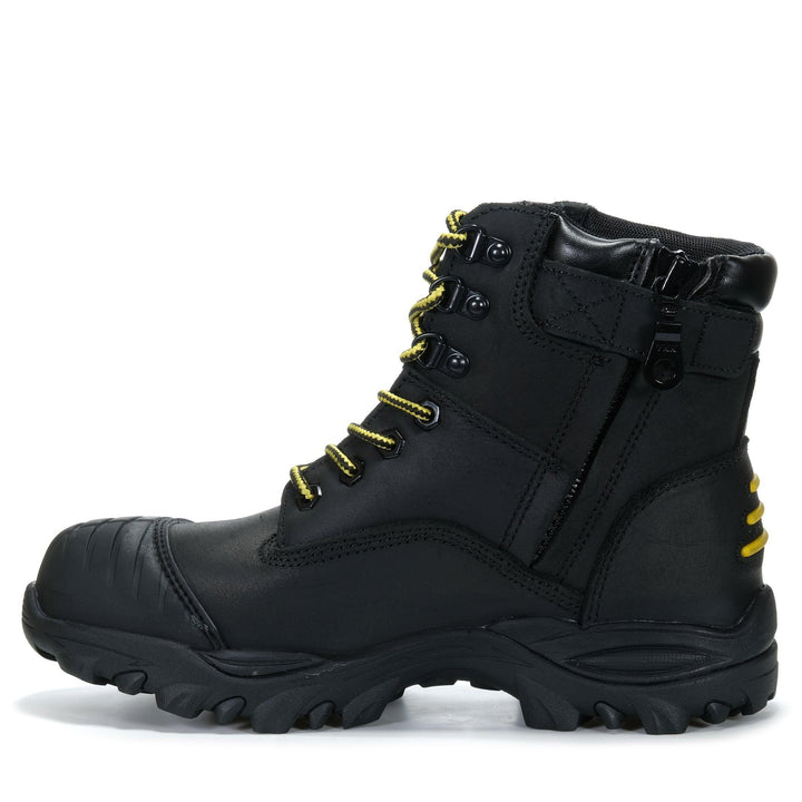 Diadora Craze Zip Black Safety Boots, 10 UK, 10 us w, 11 UK, 12 UK, 13 UK, 14 UK, 7 UK, 8 UK, 9 UK, black, boots, casual, diadora, mens, safety, steel toe