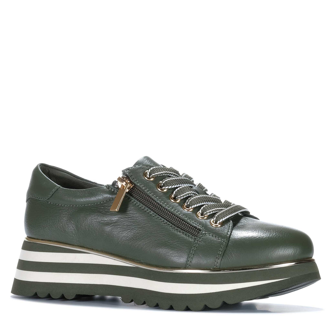 Django & Juliette Eammes Olive Womens Shoes