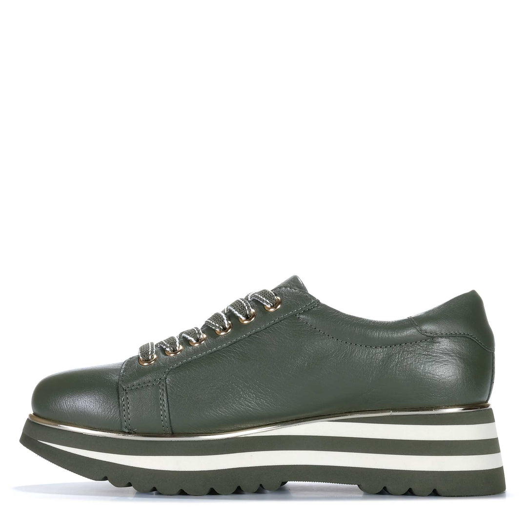 Django &amp; Juliette Eammes Olive Womens Shoes