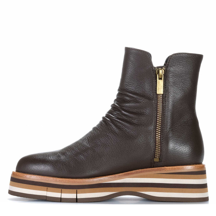 Django &amp; Juliette Ganni Chocolate Womens Boots