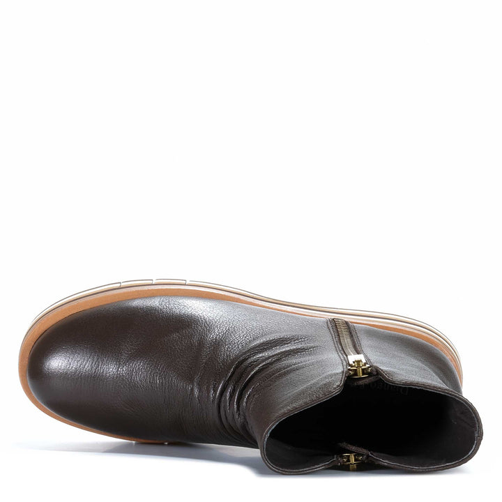 Django &amp; Juliette Ganni Chocolate Womens Boots