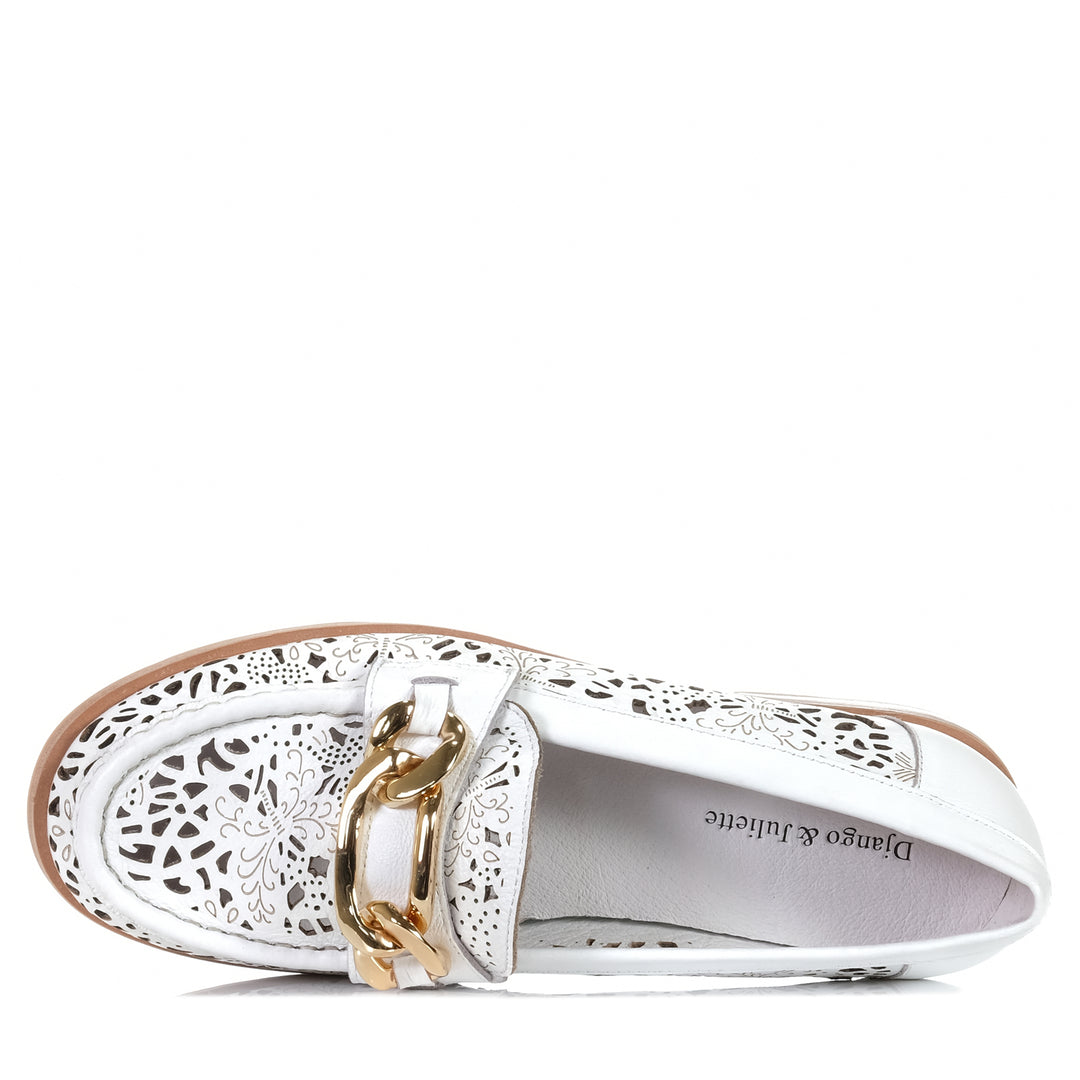 Django & Juliette Quexx White, Womens, django & juliette, flats, shoes, white, womens