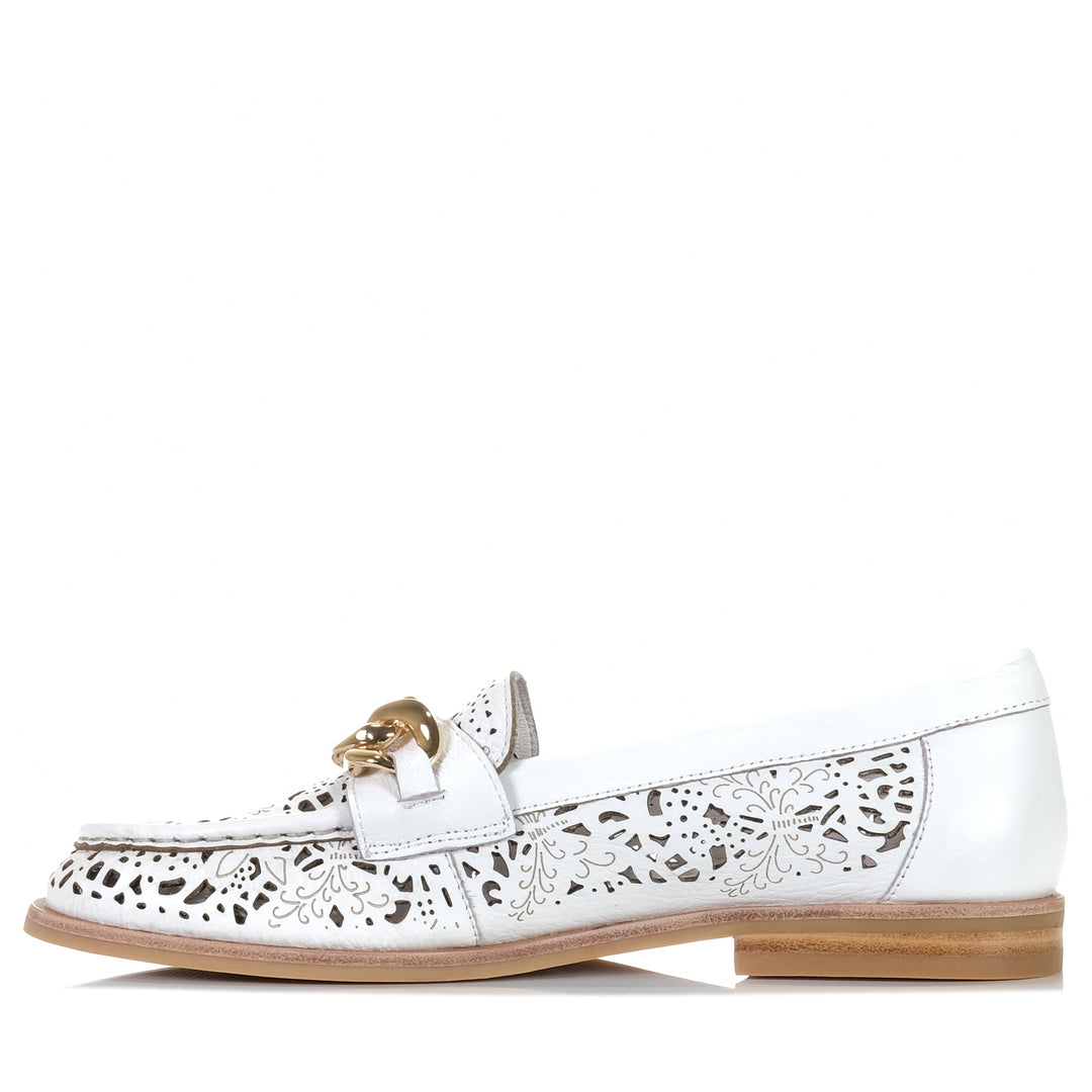 Django & Juliette Quexx White, Womens, django & juliette, flats, shoes, white, womens