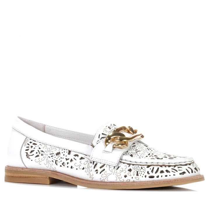 Django & Juliette Quexx White, Womens, django & juliette, flats, shoes, white, womens