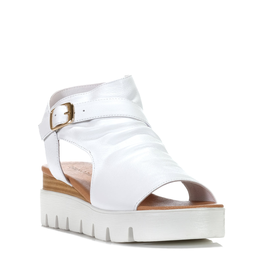 Django & Juliette Rufuss White/White, 37 eu, 38 eu, 39 eu, 40 eu, 41 eu, django & juliette, flats, sandals, white, womens