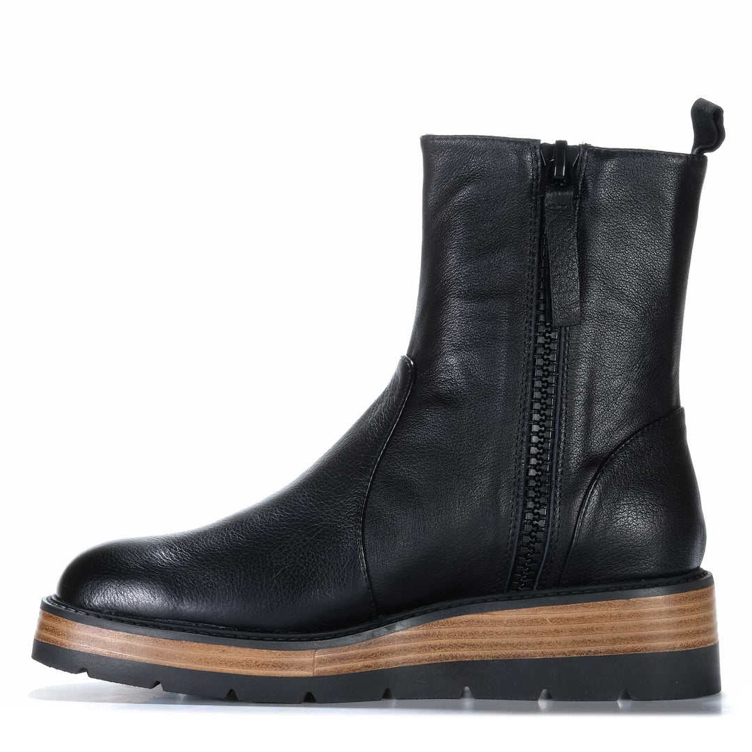 Django &amp; Juliette Thans Black/Natural Womens Boots