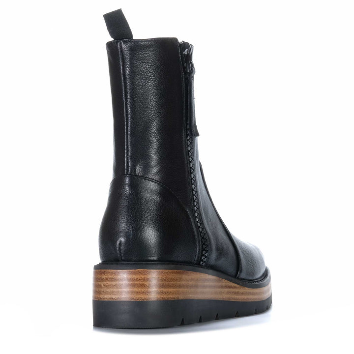 Django &amp; Juliette Thans Black/Natural Womens Boots