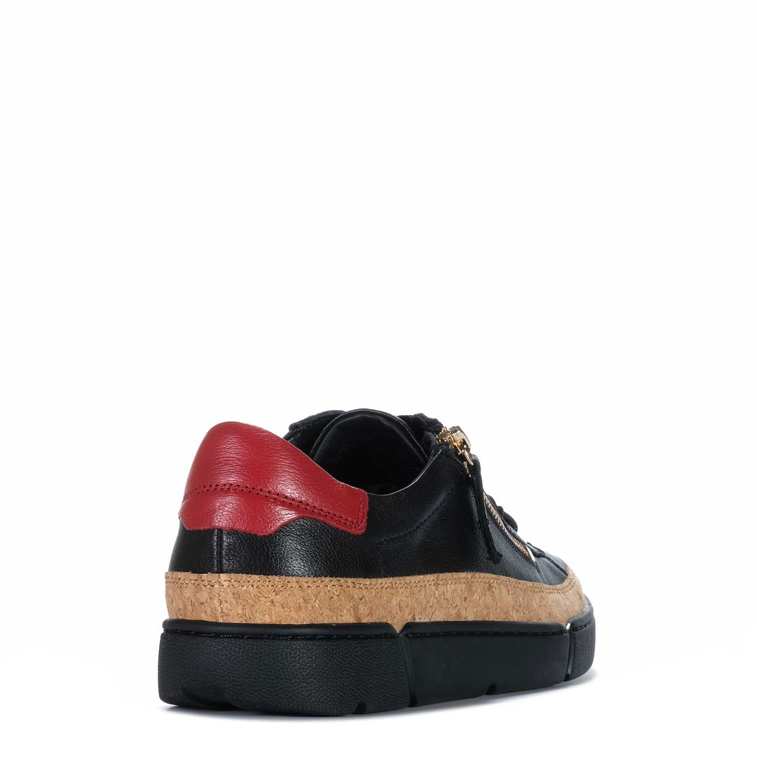 Django &amp; Juliette Torayne Black/Dark Red Womens Shoes