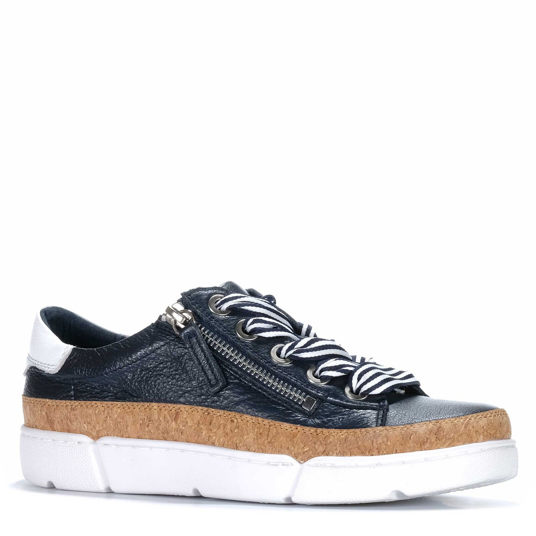 Django & Juliette Torayne Navy/White Womens Shoes