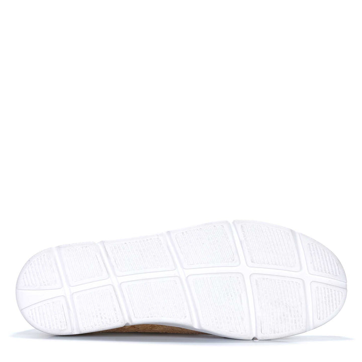 Django &amp; Juliette Torayne White/Gold Womens Shoes