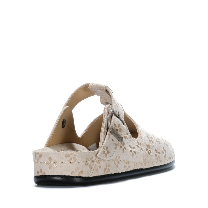 Dr Feet Haidee Beige Flower Womens Shoes