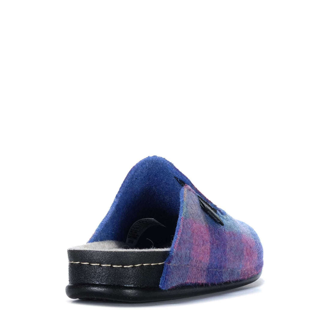 Dr Feet Harriet Purple Tartan
