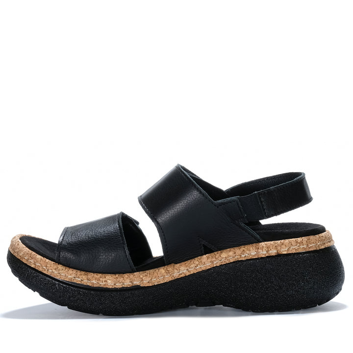 Dr Feet Hawkeye Nero Womens Sandals