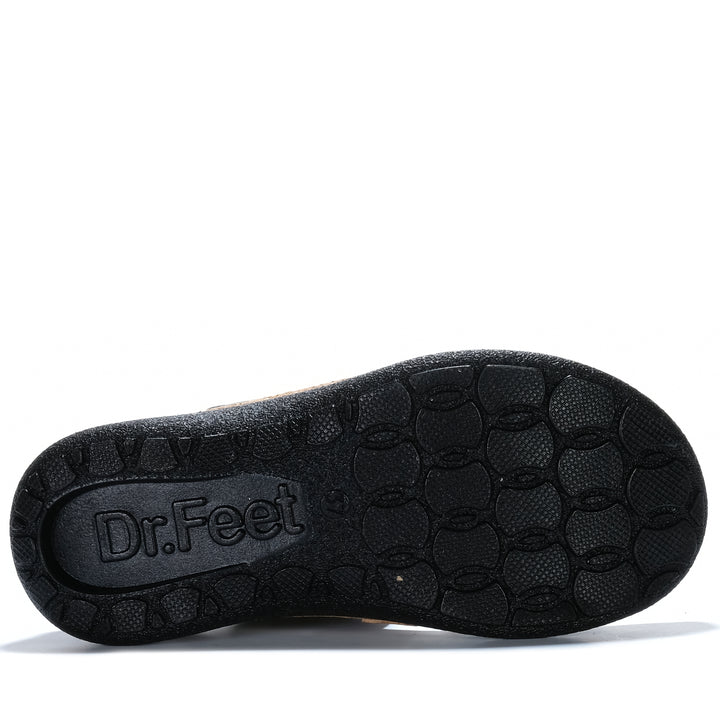 Dr Feet Hawkeye Nero Womens Sandals