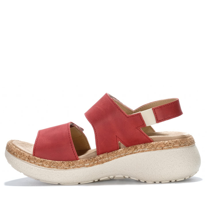 Dr Feet Hawkeye Rosso Womens Sandals