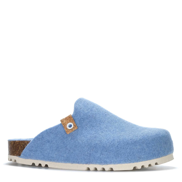 Dr Feet Hef Blue Womens Slippers