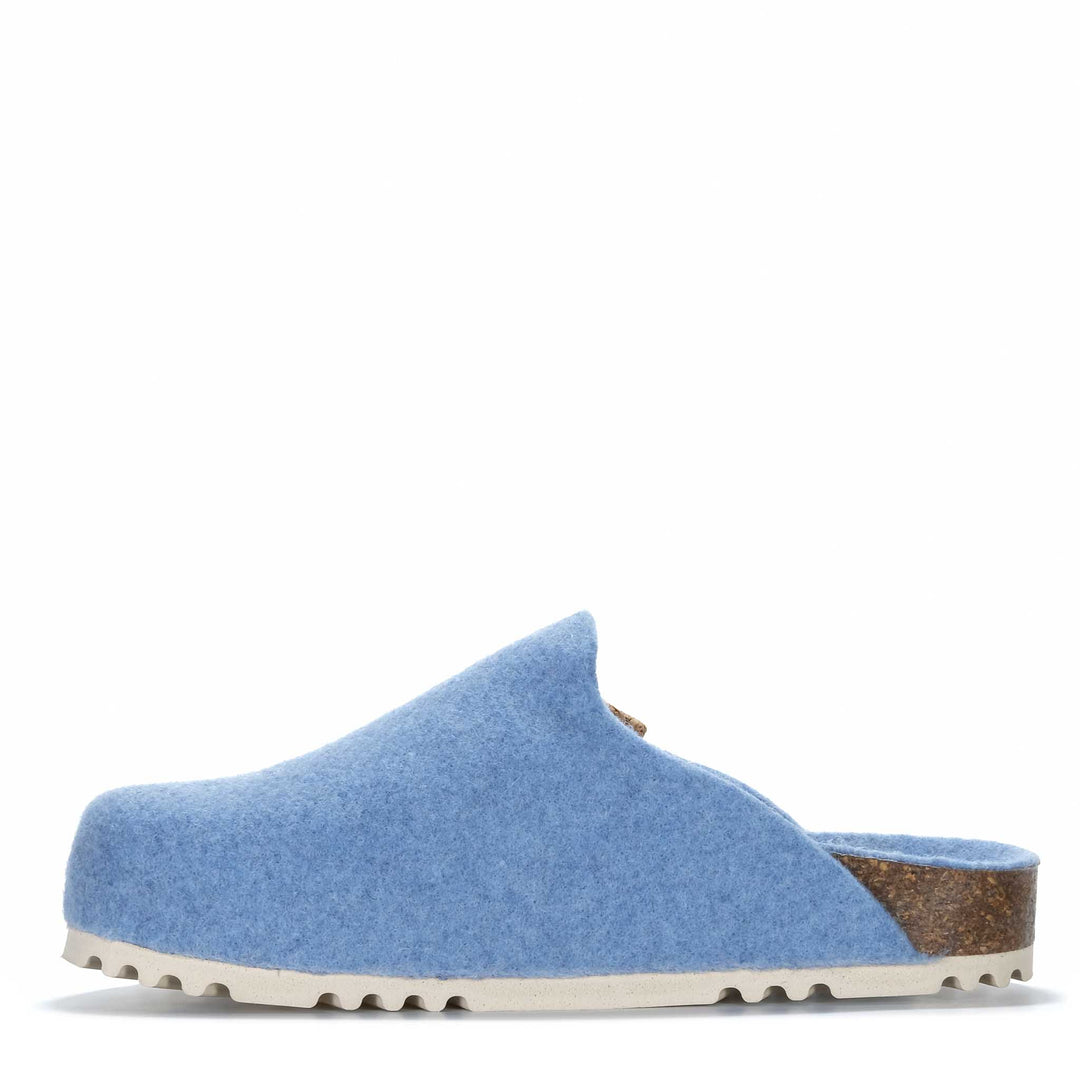 Dr Feet Hef Blue Womens Slippers