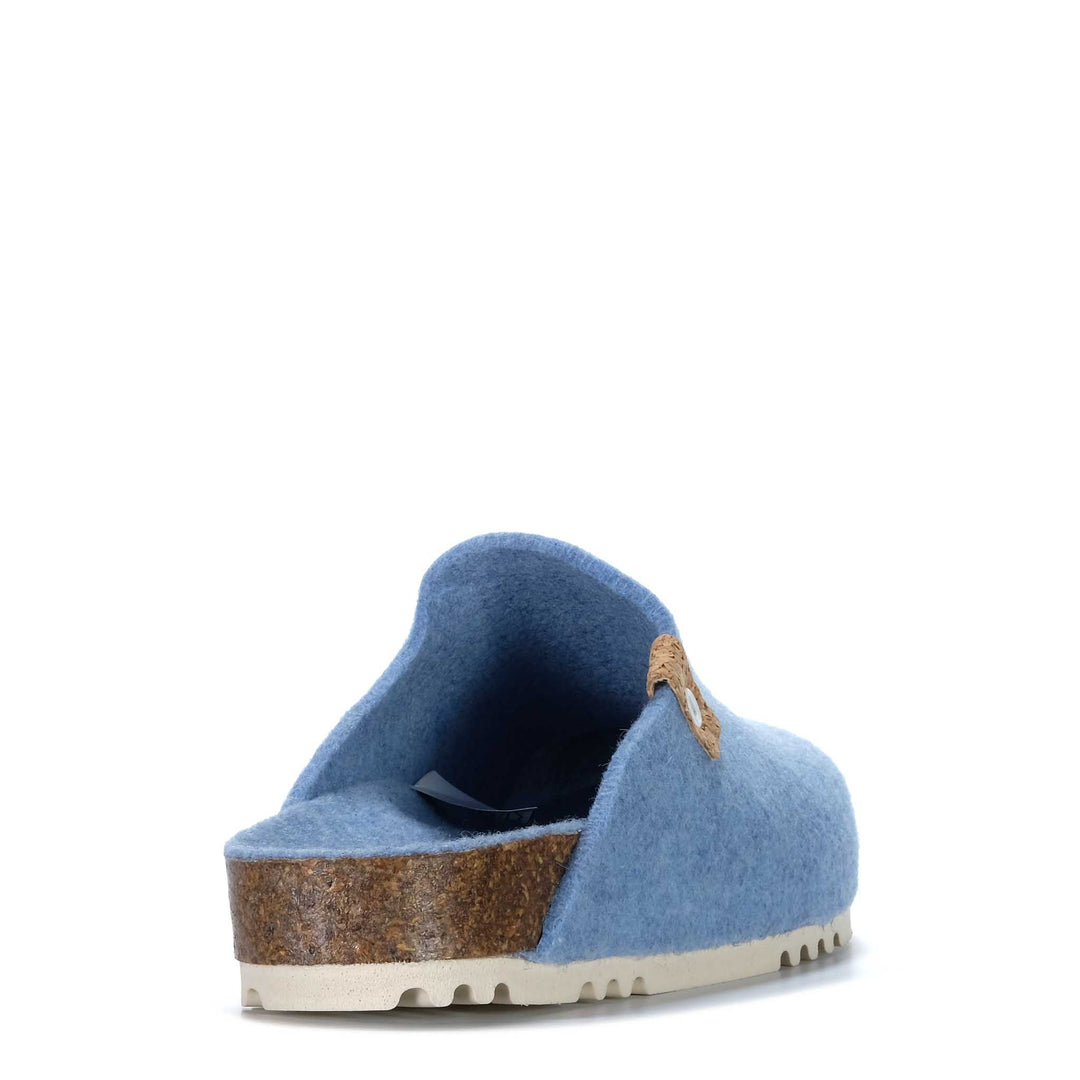Dr Feet Hef Blue Womens Slippers