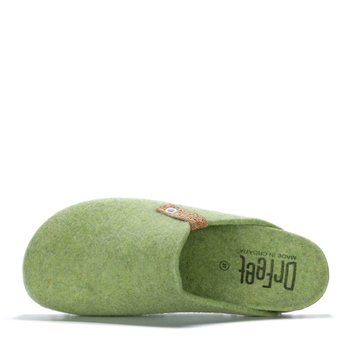 Dr Feet Hef Lime Womens Slippers