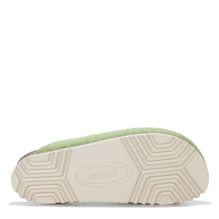 Dr Feet Hef Lime Womens Slippers