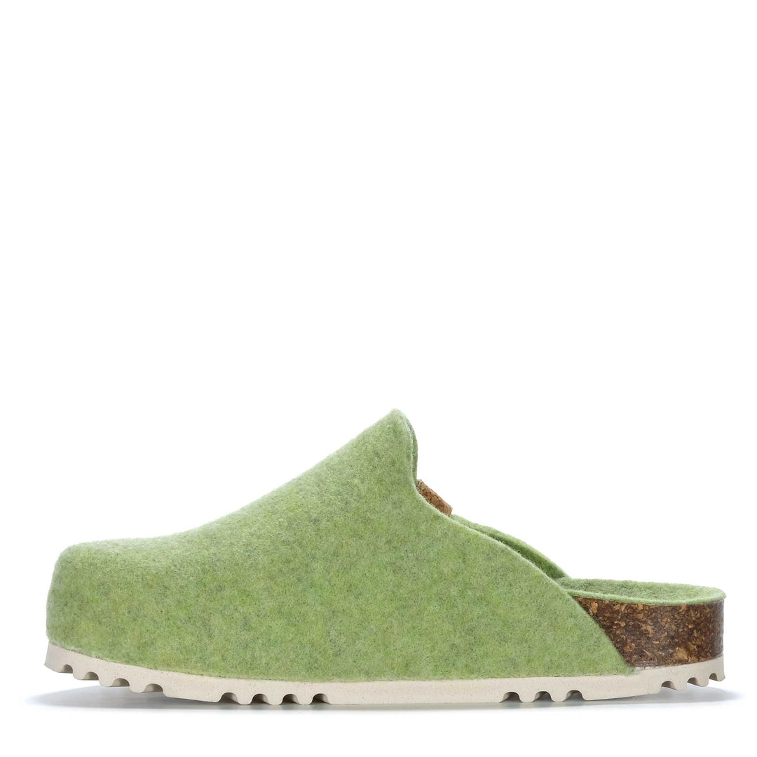 Dr Feet Hef Lime Womens Slippers