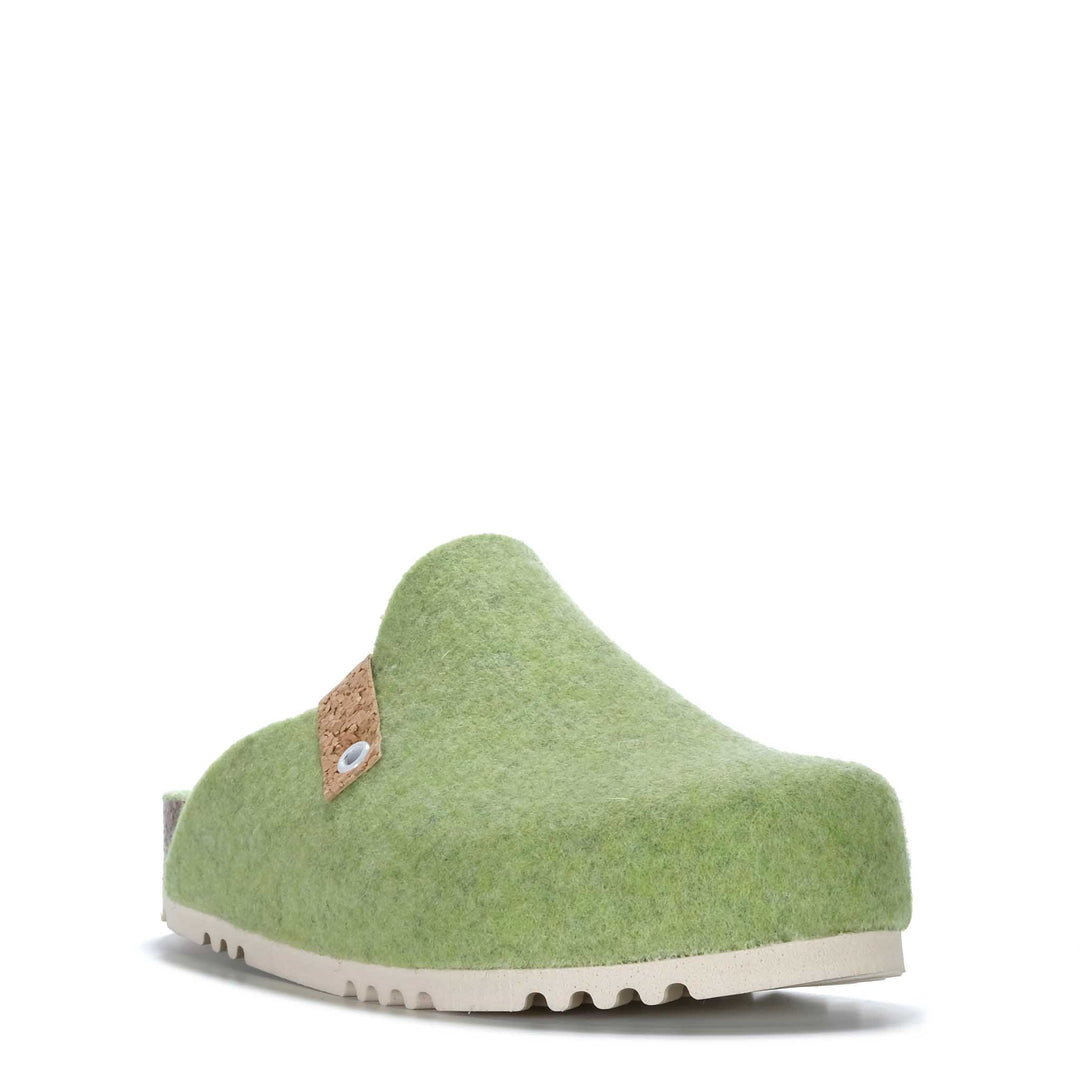 Dr Feet Hef Lime Womens Slippers